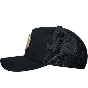 GORRA ALL IN BRAND UPPERCUT NEGRA TRUCKER