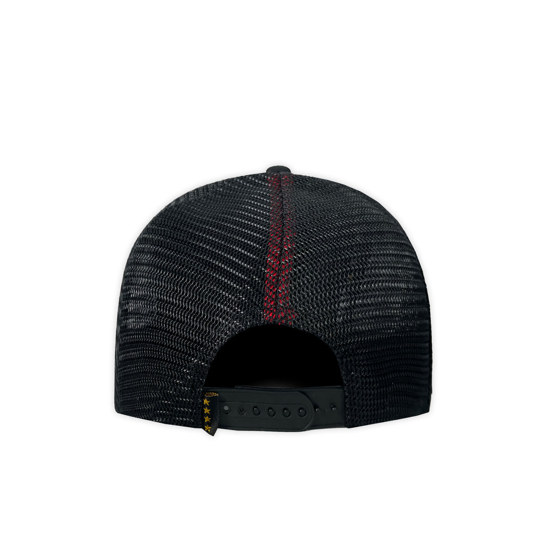 GORRA ALL IN BRAND UPPERCUT NEGRA TRUCKER