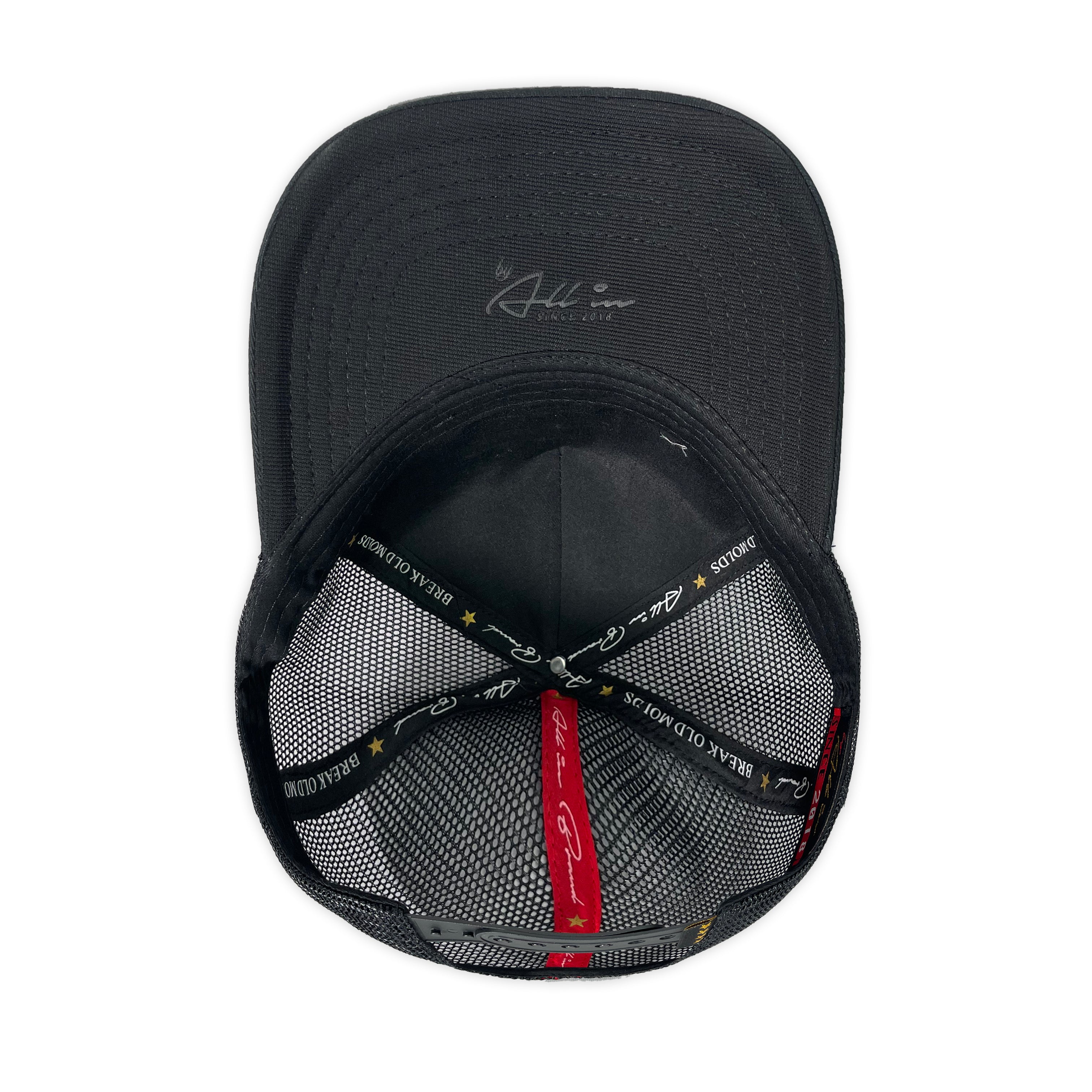 GORRA ALL IN BRAND UPPERCUT NEGRA TRUCKER