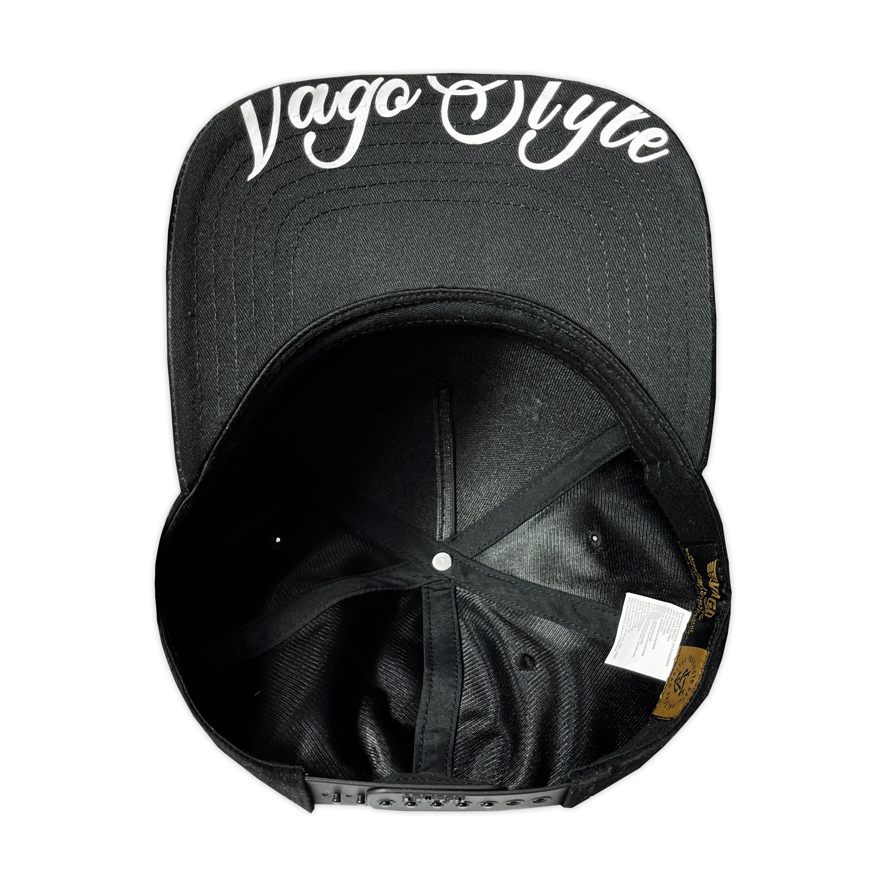 GORRA VAGO STYLE SACRIFICIO BLACK FULL SUEDE GAMUZA