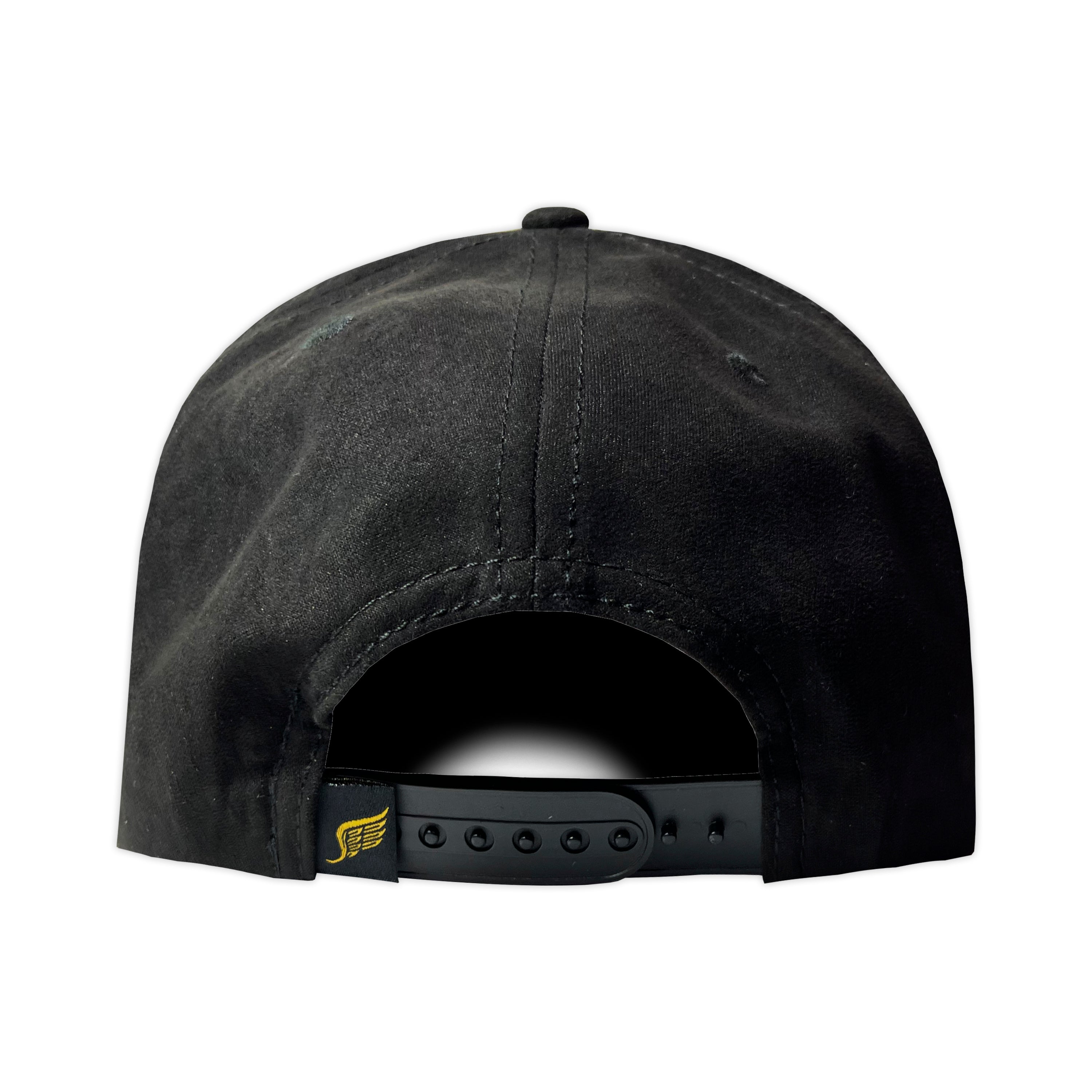 GORRA VAGO STYLE SAN JUDAS GOLD LAUREL PLACA GAMUZA