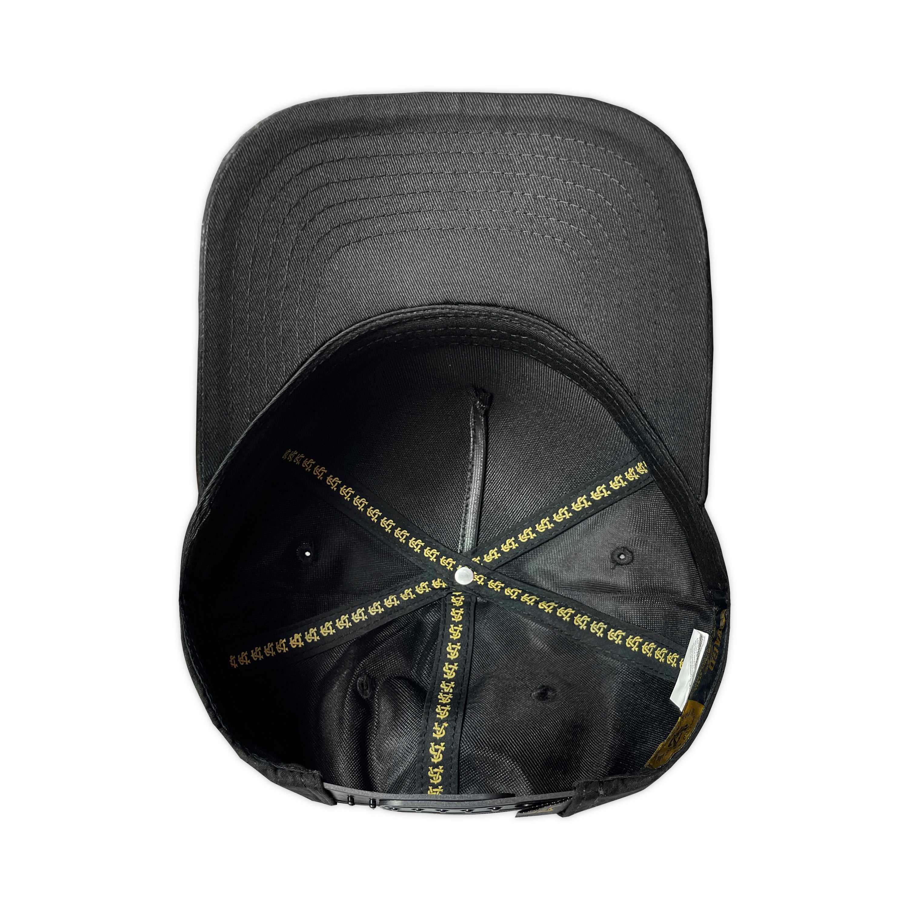 GORRA VAGO STYLE SAN JUDAS GOLD LAUREL PLACA GAMUZA