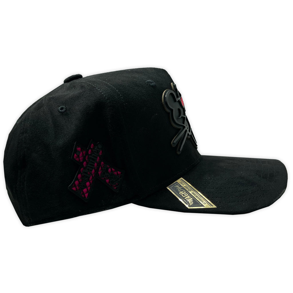 Gorra Vago Style Black panther curva Gamuza