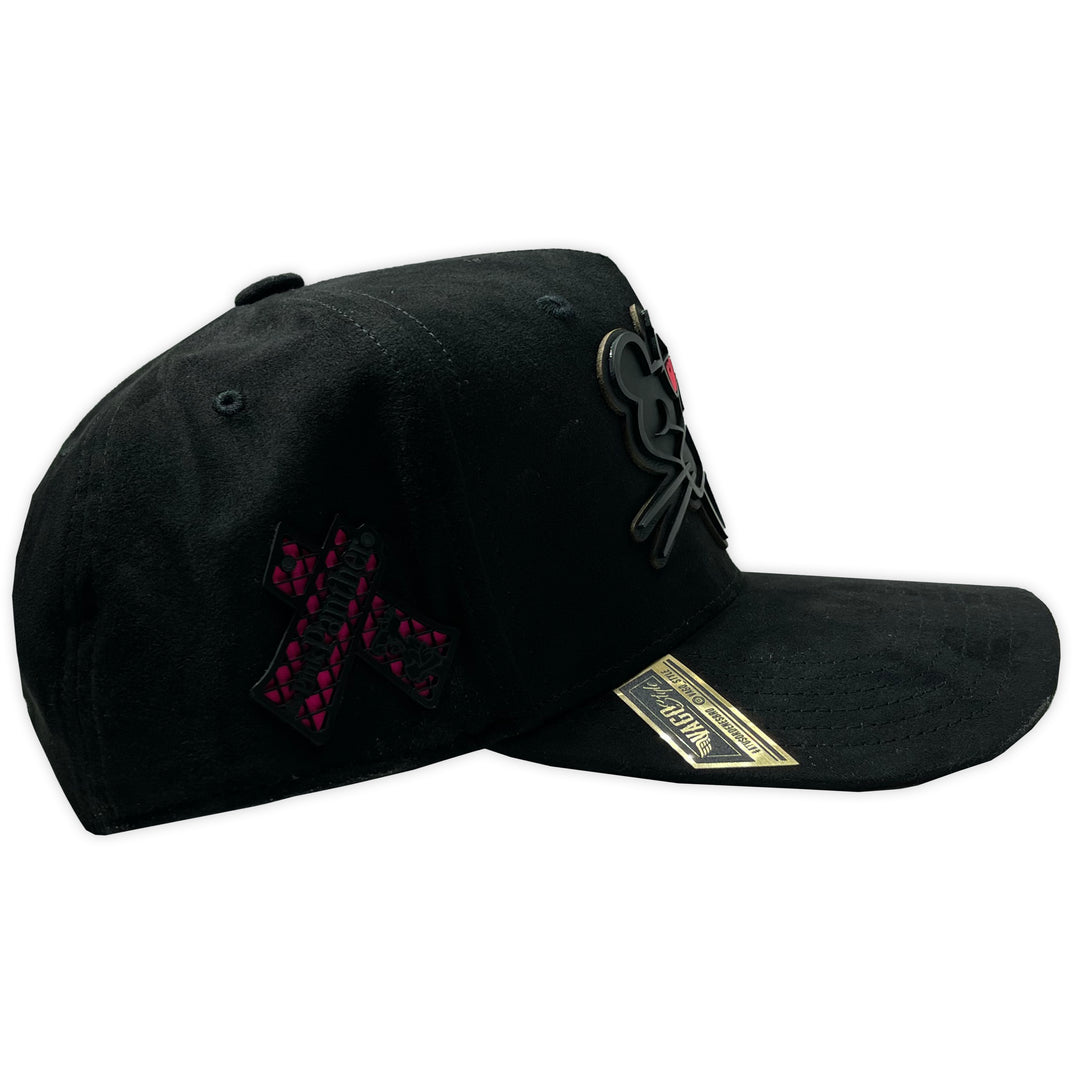 Gorra Vago Style Black panther curva Gamuza