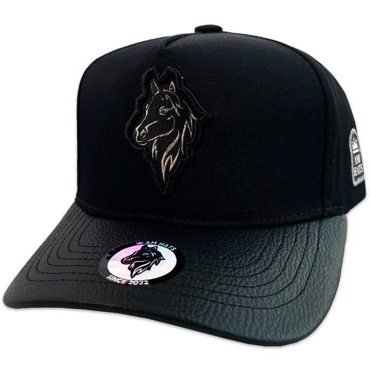 Gorra AM HATS CABALLO VINIPIEL