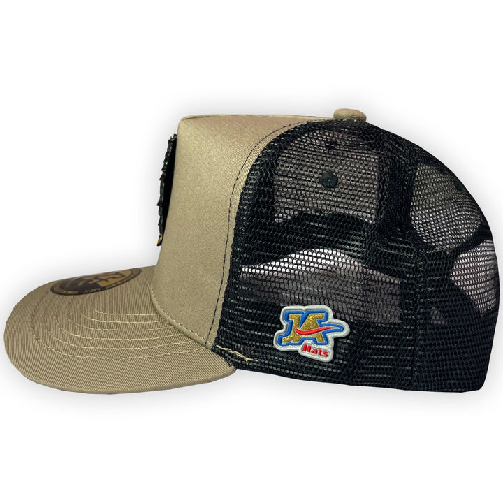 JA HATS LION BEIGE CAP