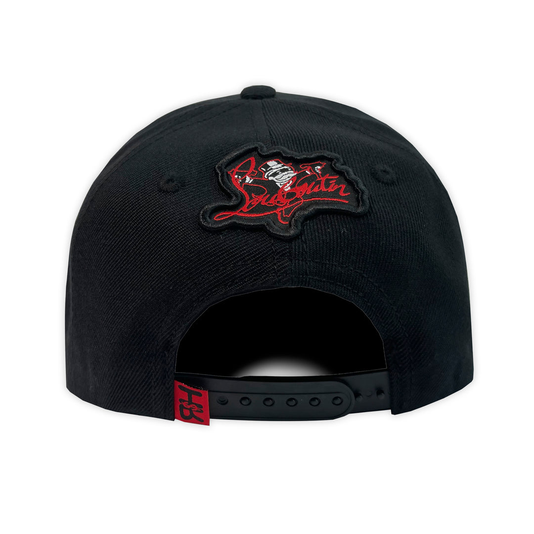 Gorra Rico Hats Monopoly Money Black Visera Roja