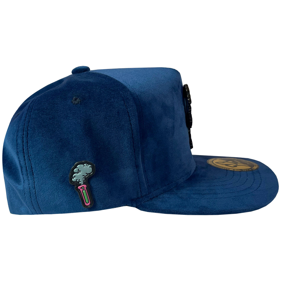 GORRA JA HATS PAPA PITUFO GAMUZA AZUL