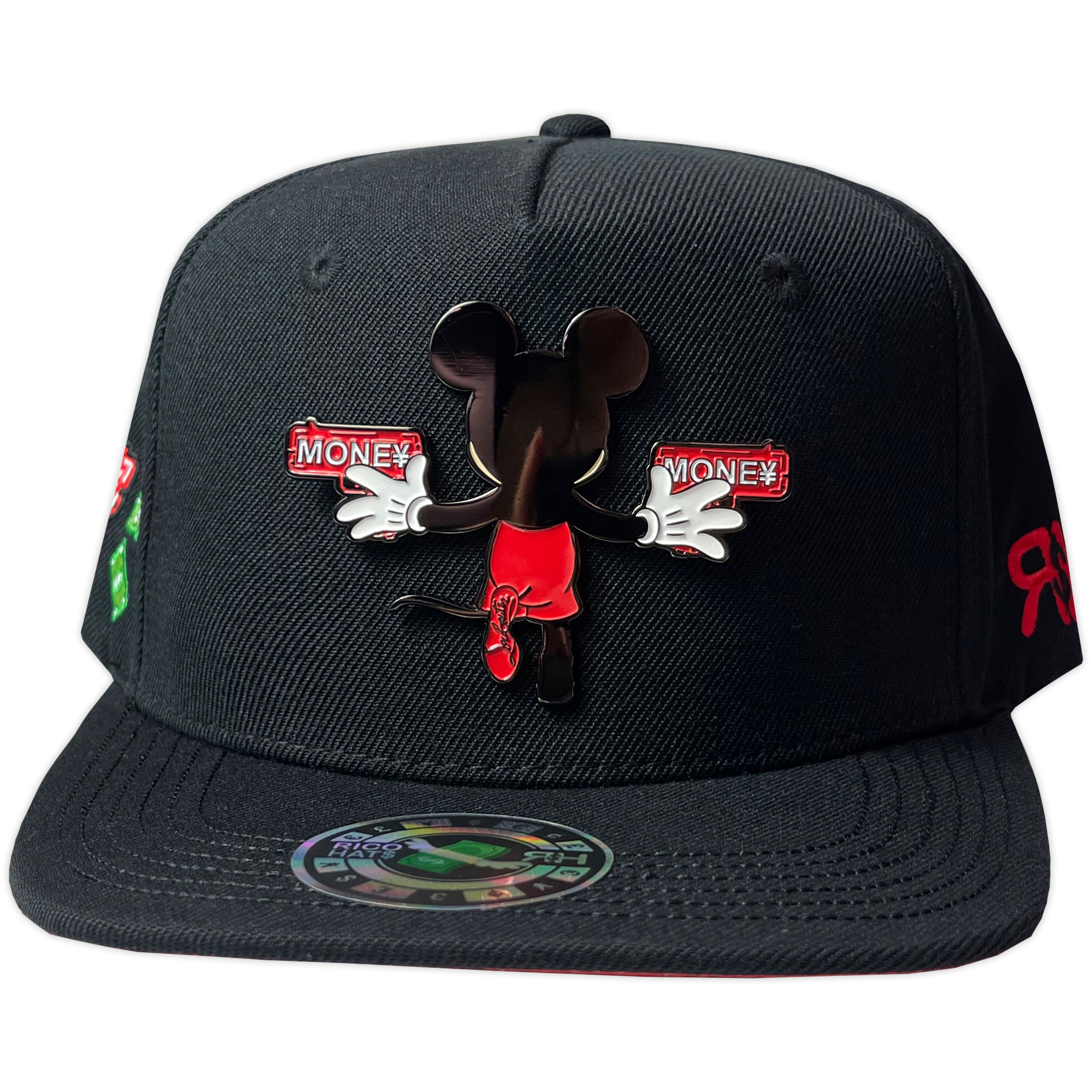 Gorra Rico Hats Mouse Louboutine Black