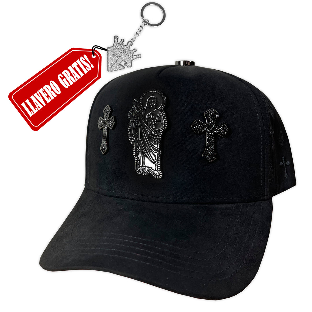 GORRA GC SAN JUDAS CHROME BLACK