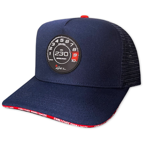 ALL IN BRAND SUPER SPORT BLUE RED LINE TRUCKER