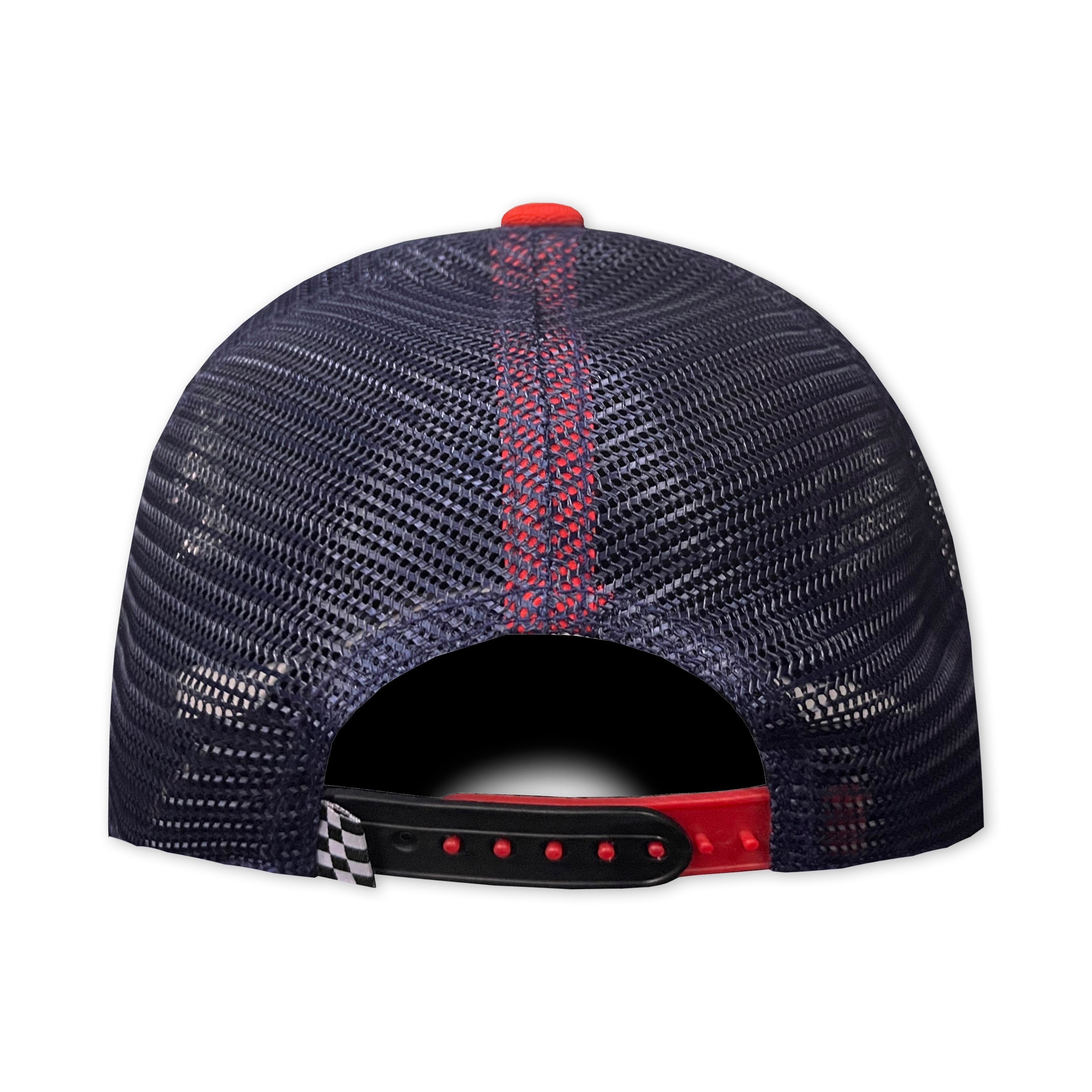 ALL IN BRAND SUPER SPORT BLUE RED LINE TRUCKER