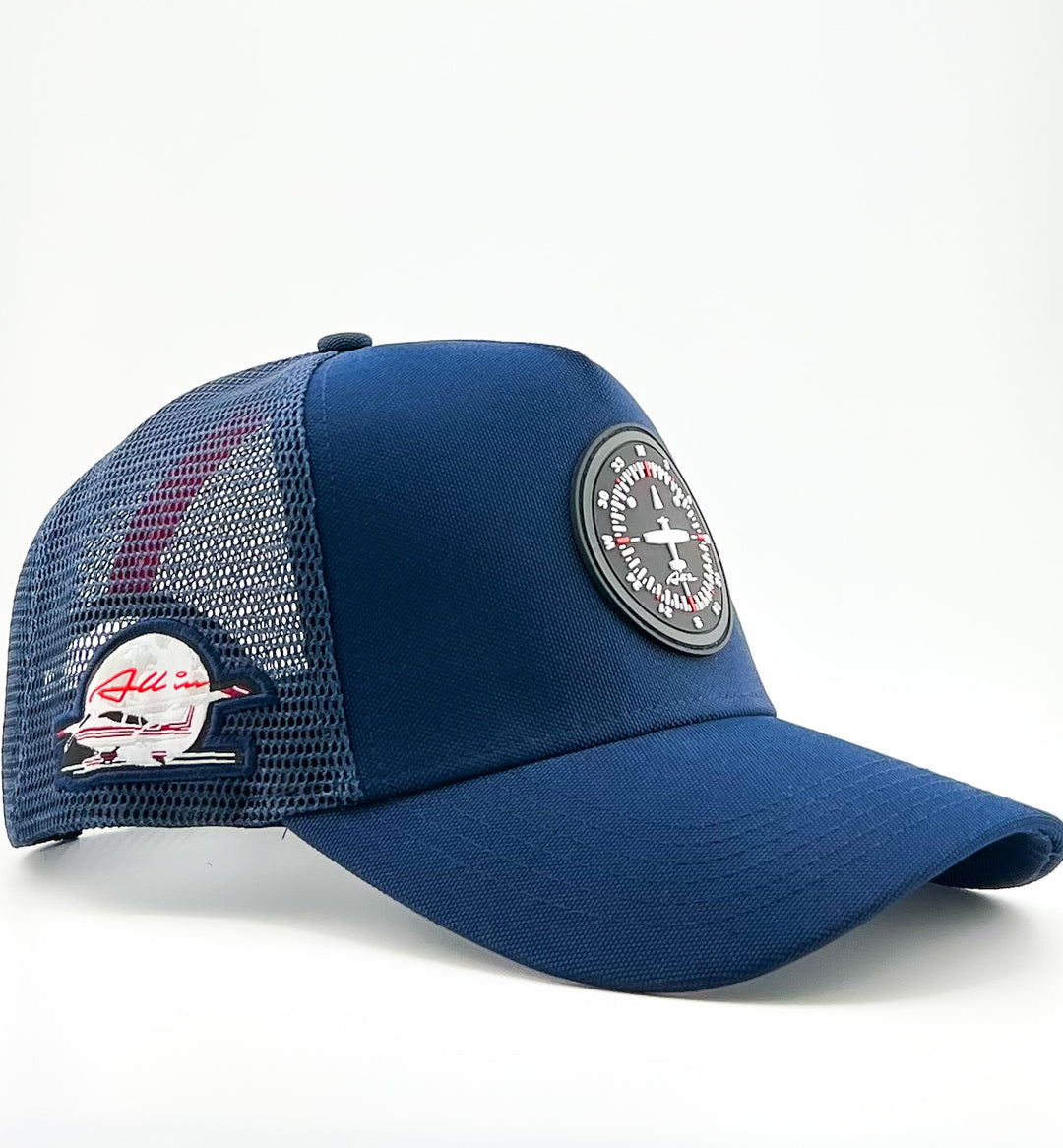 Gorra All In Compass Azul Trucker