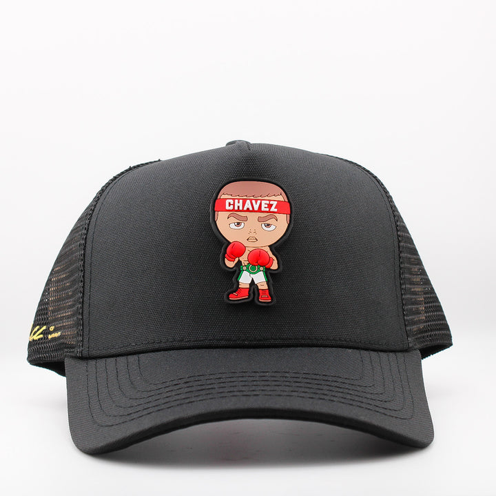 Gorra All In Brand Chibi negra Trucker