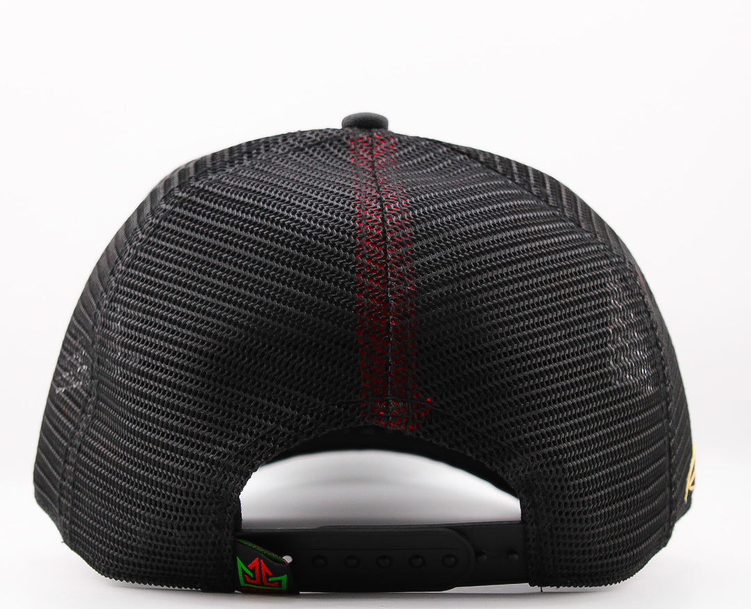 Gorra All In Brand Chibi negra Trucker