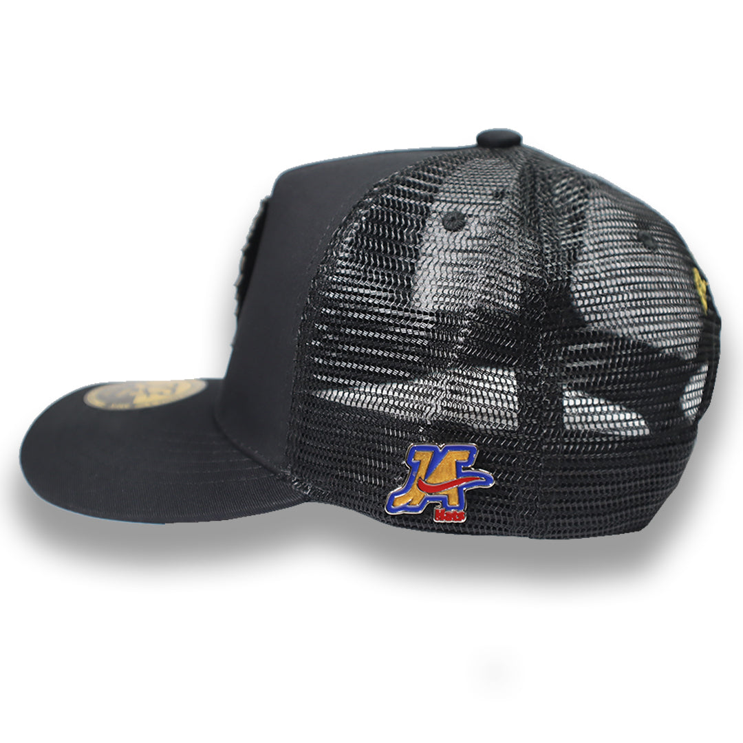 JA HATS LEON BLACK CAP