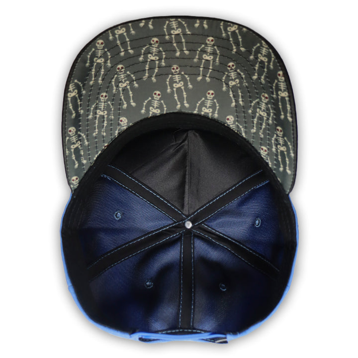 GORRA CULICHI CAPS DEAD SKULL BLUE