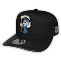 GORRA CULICHI CAPS DEAD SKULL BLACK PLACA SOLIDA