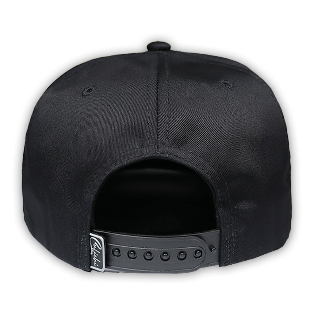 GORRA CULICHI CAPS DEAD SKULL BLACK PLACA SOLIDA