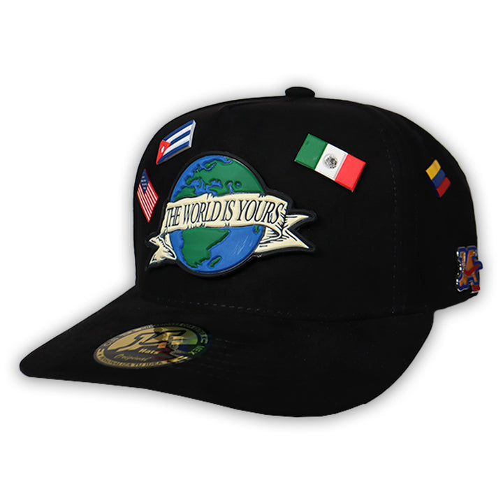 GORRA JA HATS MUNDO GAMUZA NEGRO