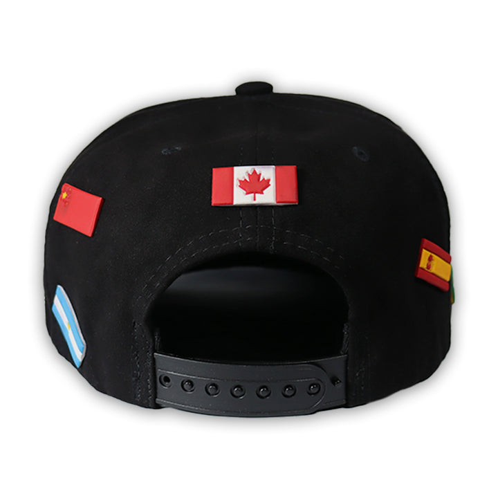 GORRA JA HATS MUNDO GAMUZA NEGRO