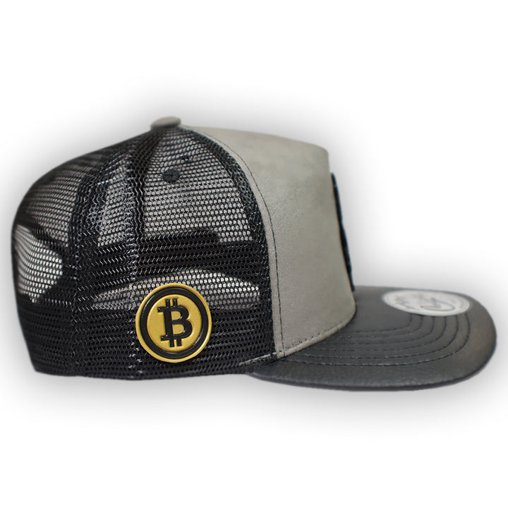 GORRA CULICHI CAPS DUCK COIN GRAY TRUCKER