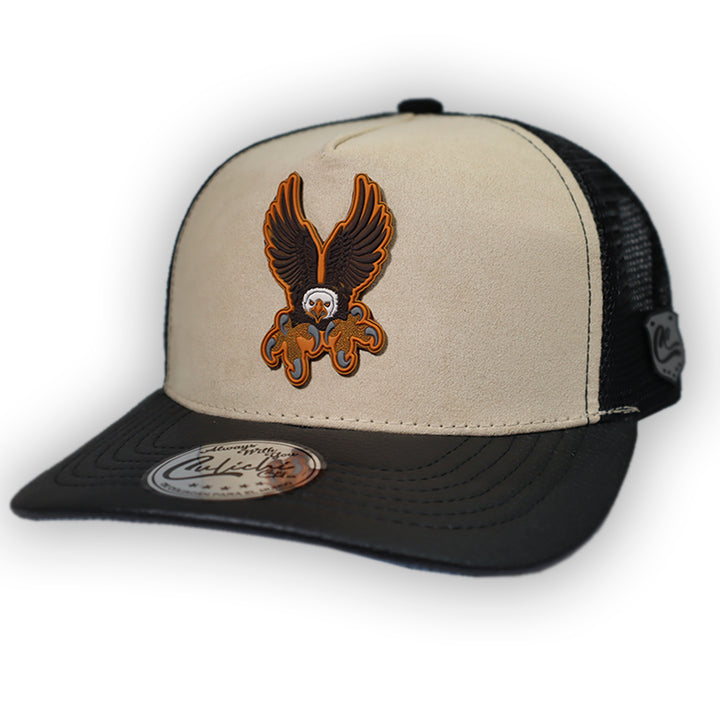 GORRA CULICHI CAPS EL ALCOHON BEIGE TRUCKER