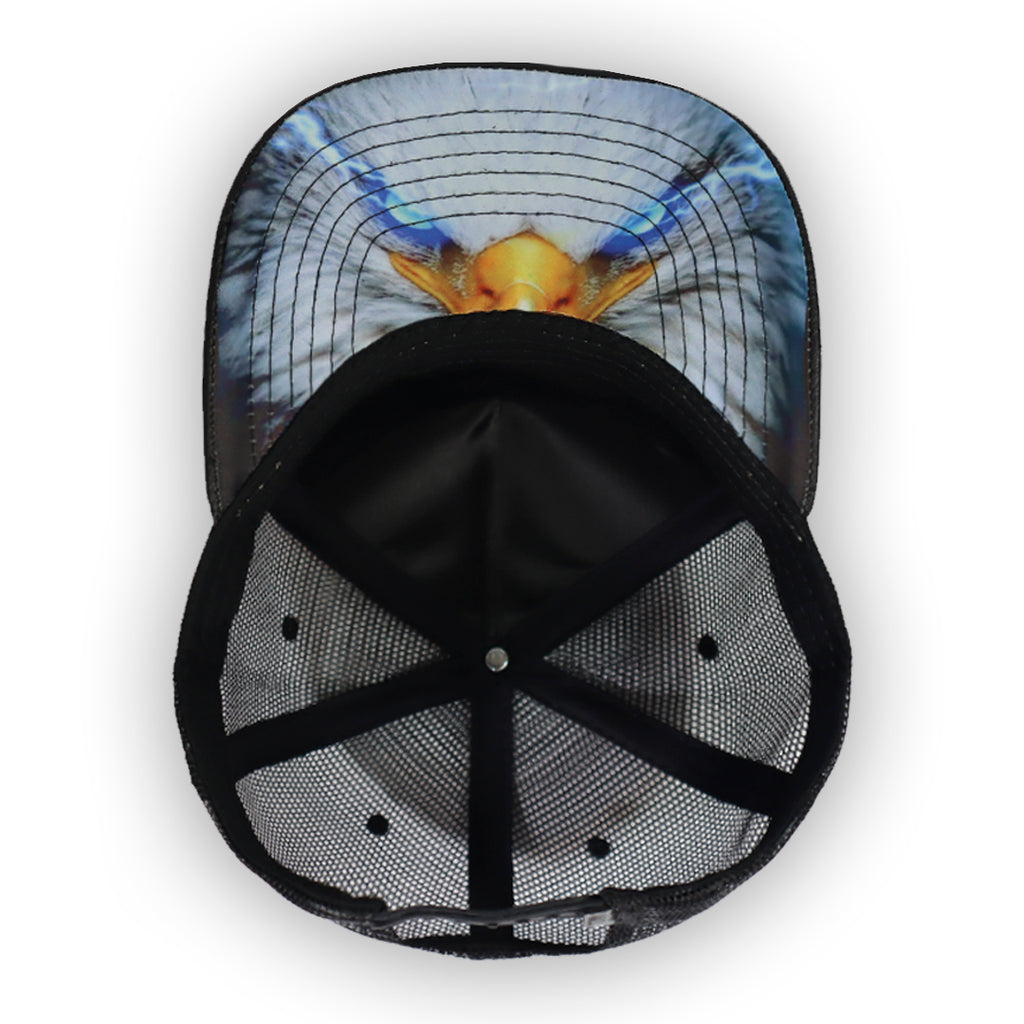 GORRA CULICHI CAPS EL HALCON BLACK TRUCKER GOMA