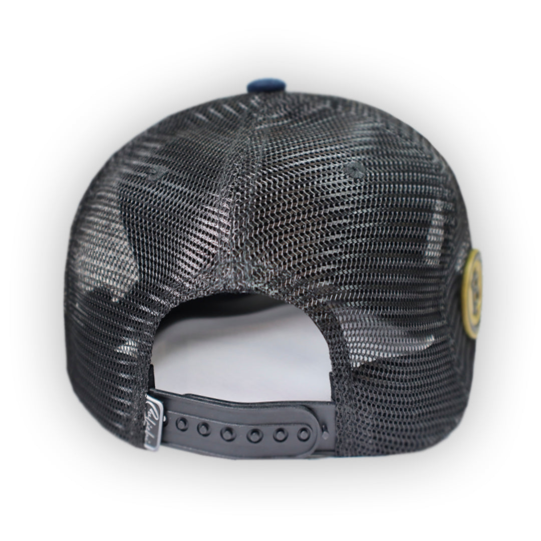 GORRA CULICHI CAPS DUCK COIN BLUE TRUCKER