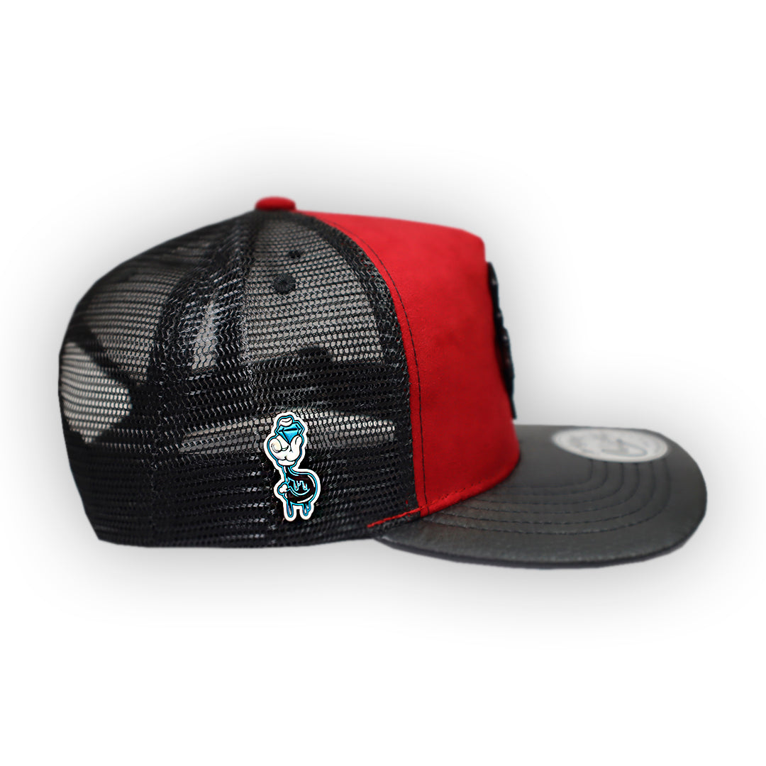 GORRA CULICHICAPS MR.DUCK DIAMOND RED TRUCKER