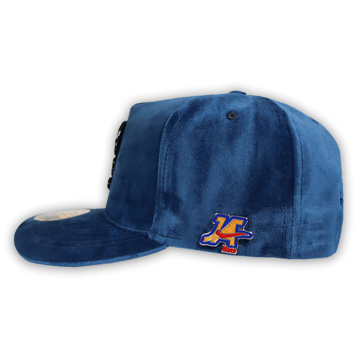 GORRA JA HATS PAPA PITUFO GAMUZA AZUL