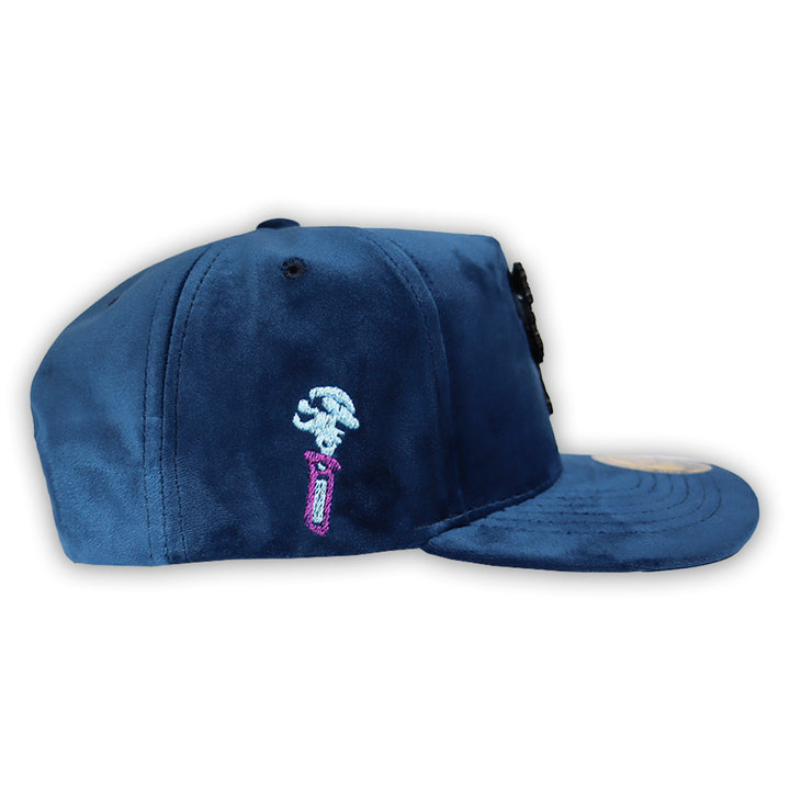 GORRA JA HATS PAPA PITUFO GAMUZA AZUL