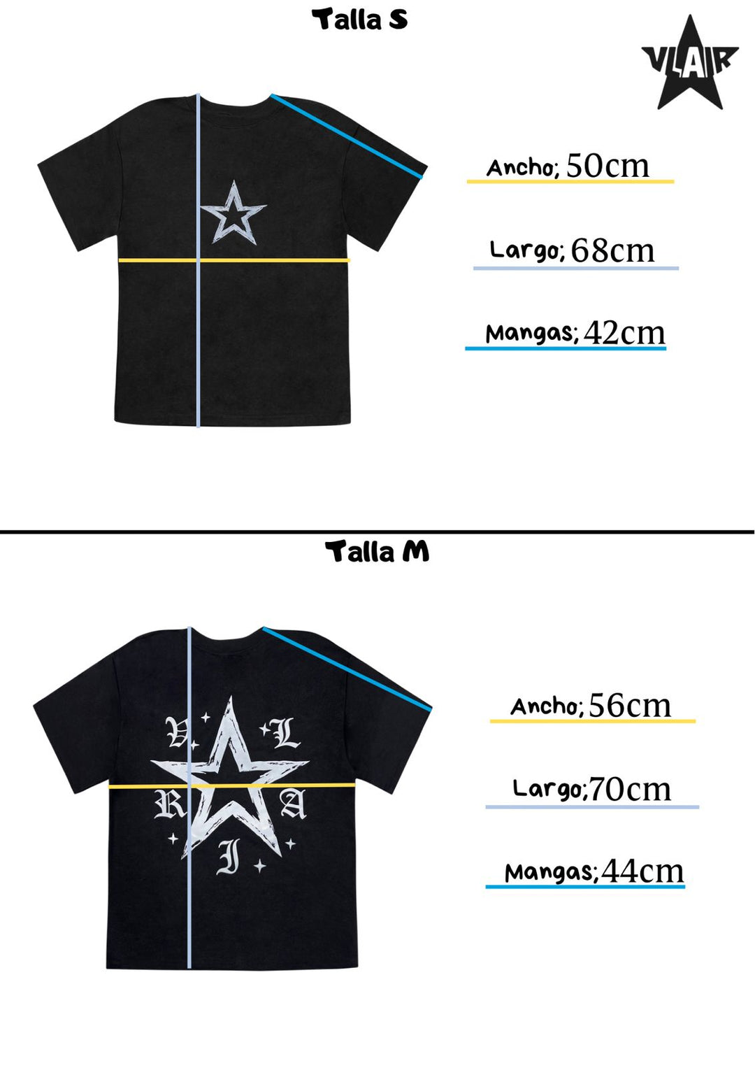 PLAYERA VLAIR STAR WHITE