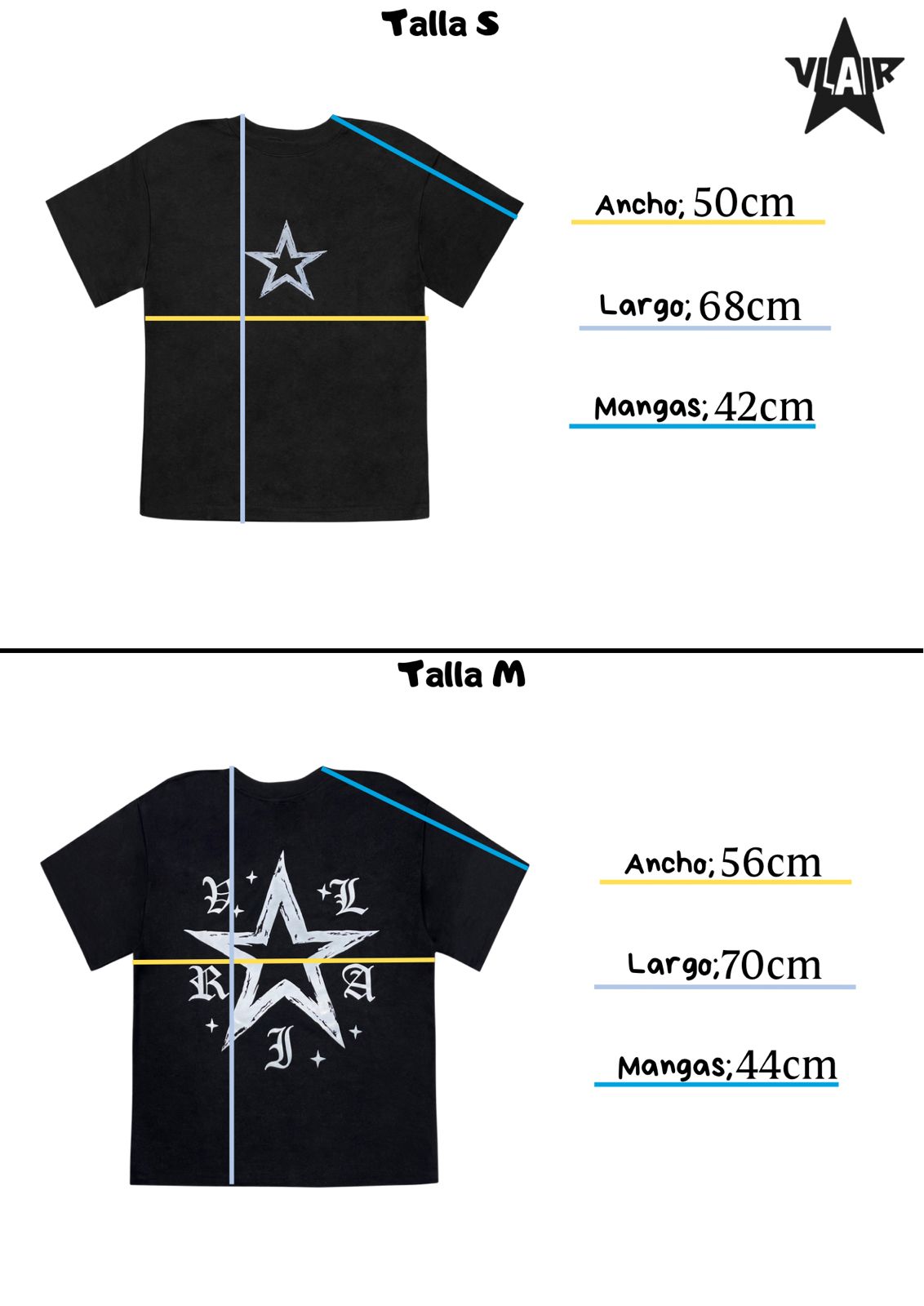 PLAYERA VLAIR STAR WHITE