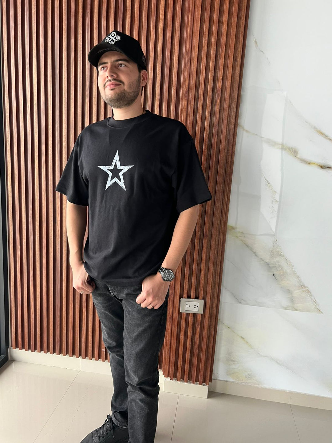 PLAYERA VLAIR STAR WHITE