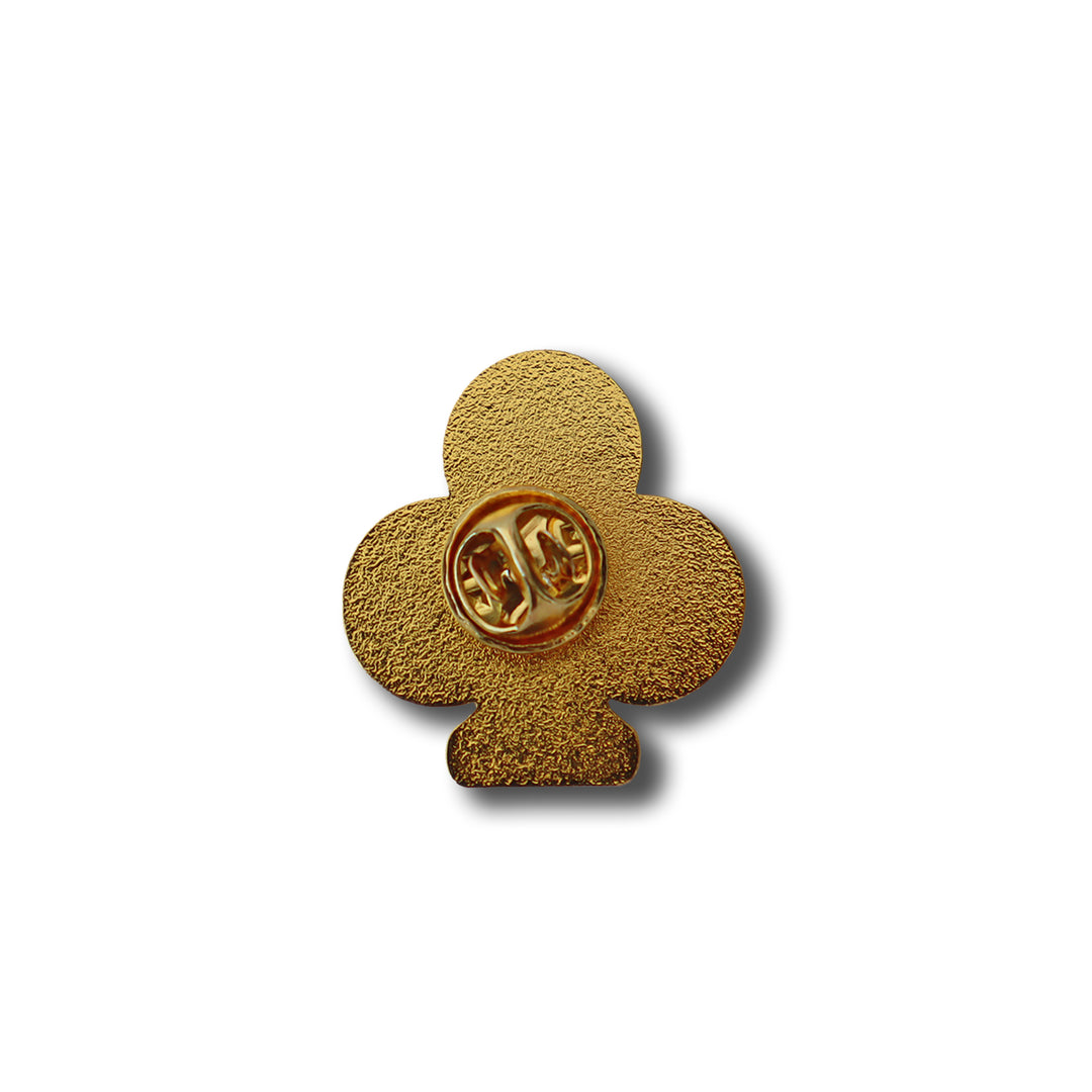 Iron Clover Pin